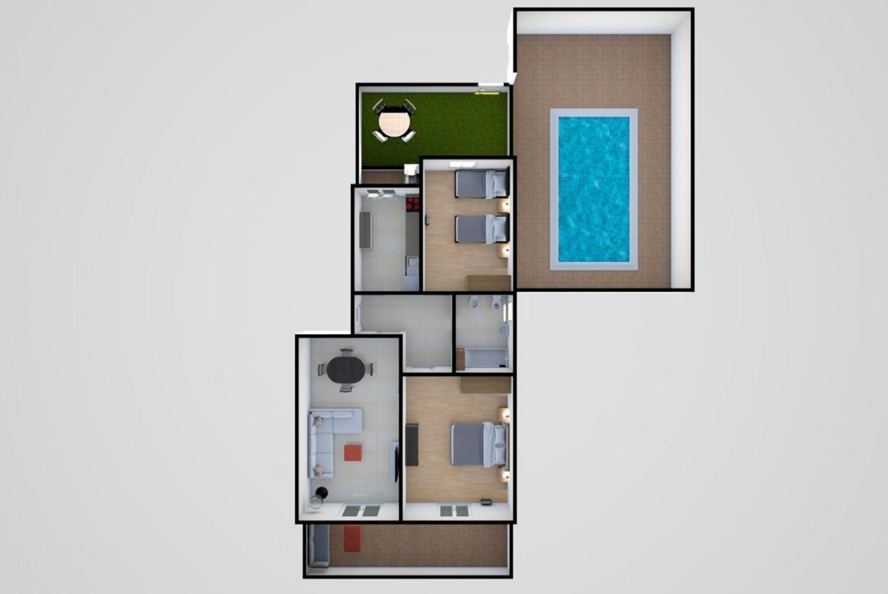 Marta Apartment - Balcony, Patio, Pool 페렐 외부 사진